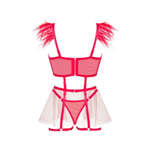 CONJUNTO DE 4 PEÇAS ISAURA VERMELHO BEAUTY NIGHT FASHION - Image 15