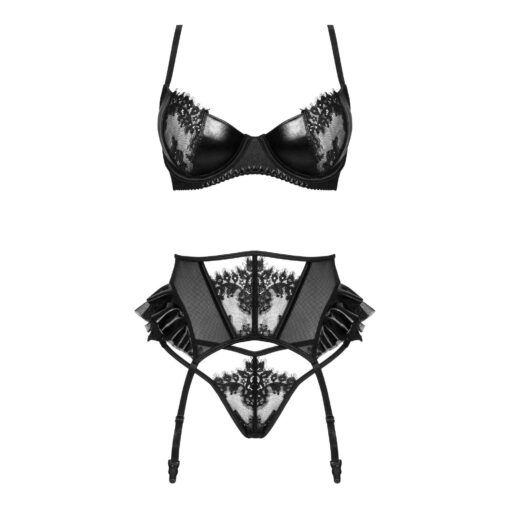 CONJUNTO DE 3 PEÇAS RAFAELLA PRETO BEAUTY NIGHT FASHION - Image 2