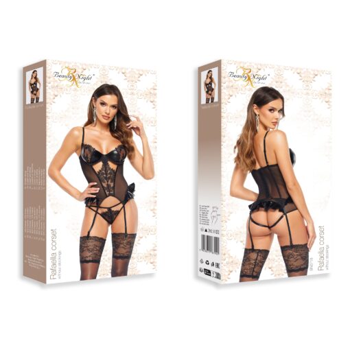 CORPETE E TANGA RAFAELLA PRETO BEAUTY NIGHT FASHION - Image 6