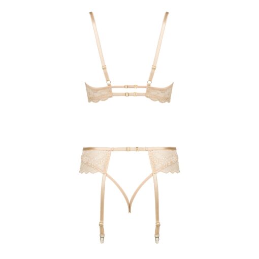 CONJUNTO DE 3 PEÇAS ROSE NUDE BEAUTY NIGHT FASHION - Image 13