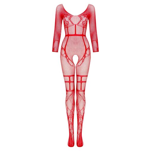 CATSUIT LORNA VERMELHO BEAUTY NIGHT FASHION - Image 7