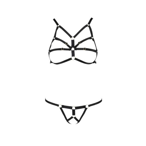 CONJUNTO DE 2 PEÇAS ARMANDA PRETO DEVIL COLLECTION PASSION - Image 3