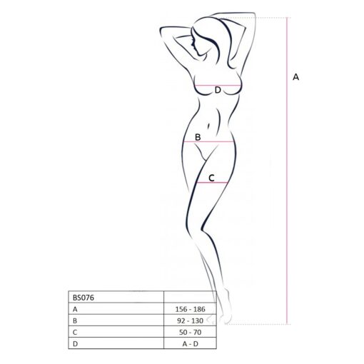 CATSUIT BS076 PRETO EROTIC LINE PASSION - Image 4