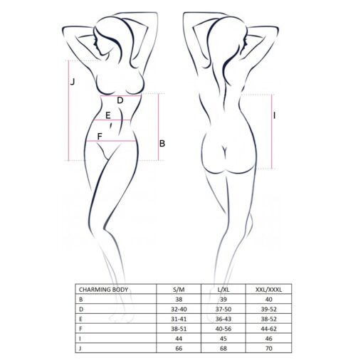 BODY CHARMING PRETO PASSION - Image 3
