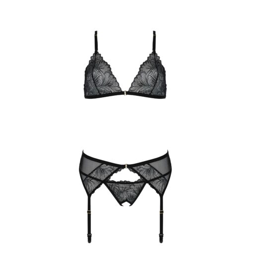 CONJUNTO DE 3 PEÇAS DELIENA PRETO PASSION - Image 3