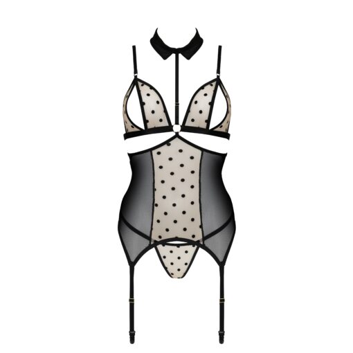 CORPETE E TANGA DOMINICA BEGE DEVIL COLLECTION PASSION - Image 3