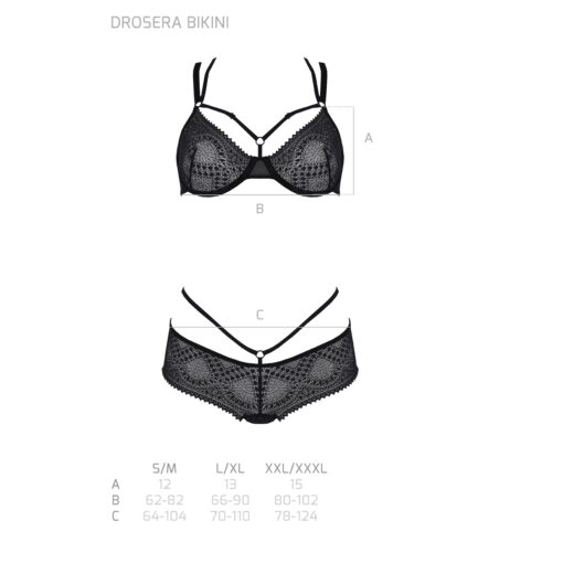 CONJUNTO DE 2 PEÇAS DROSERA BIKINI PRETO ECO COLLECTION PASSION - Image 6