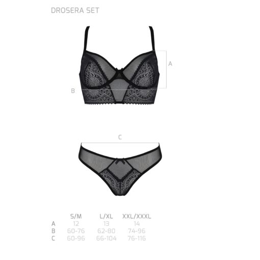 CONJUNTO DE 2 PEÇAS DROSERA PRETO ECO COLLECTION PASSION - Image 5