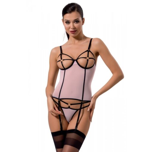 CORPETE E TANGA HERA ROSA CLARO DEVIL COLLECTION PASSION - Image 2