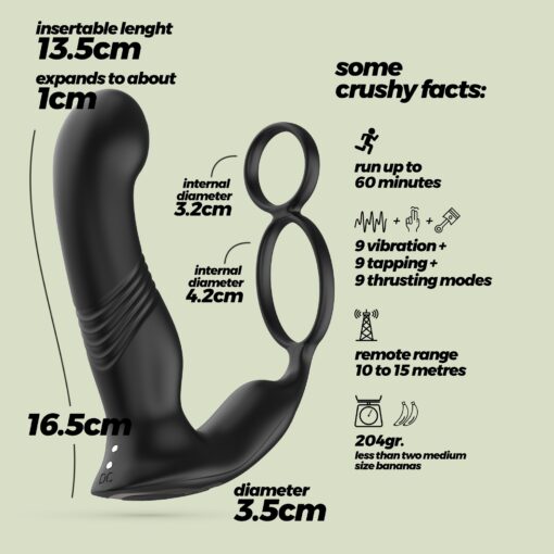 VIBRADOR DE PRÓSTATA COM COMANDO ERIXOS CRUSHIOUS - Image 8