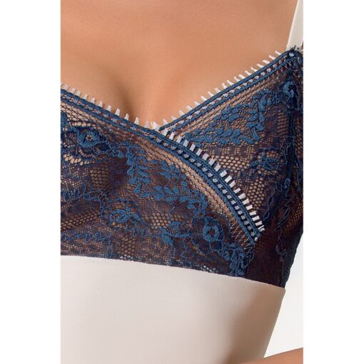 CAMISA DE NOITE E TANGA IVONE BEGE PASSION - Image 3