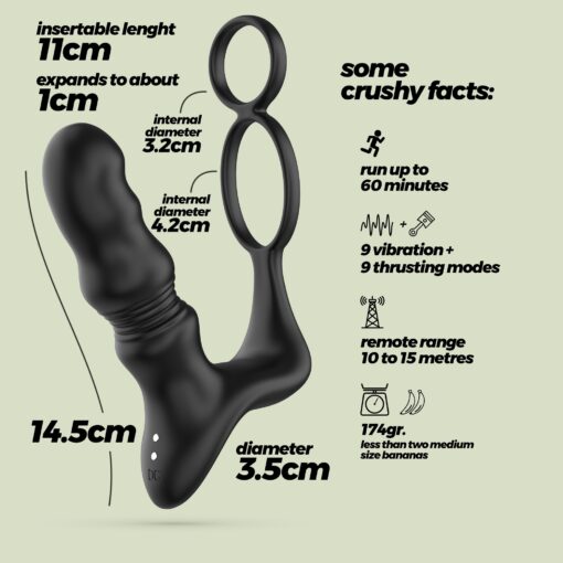 VIBRADOR DE PRÓSTATA COM COMANDO CRIXUS CRUSHIOUS - Image 7