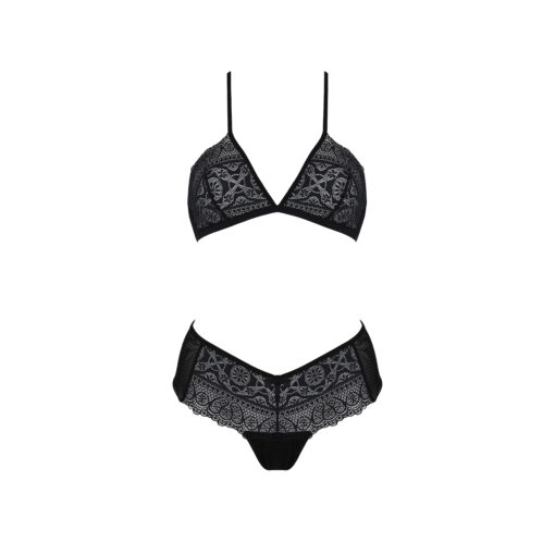 CONUNTO DE 2 PEÇAS KERRIA BIKINI PRETO ECO COLLECTION PASSION - Image 3