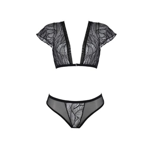 CONJUNTO DE 2 PEÇAS LEAFA BIKINI PRETO ECO COLLECTION PASSION - Image 3