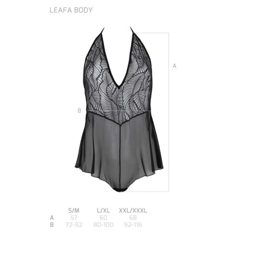 BODY LEAFA PRETO ECO COLLECTION PASSION - Image 5