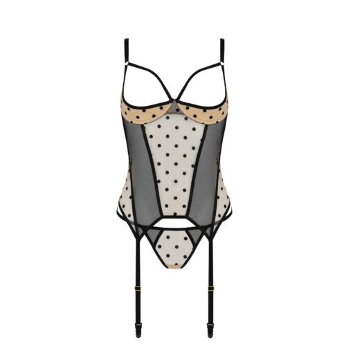 CORPETE E TANGA MARINA BEGE DEVIL COLLECTION PASSION - Image 3