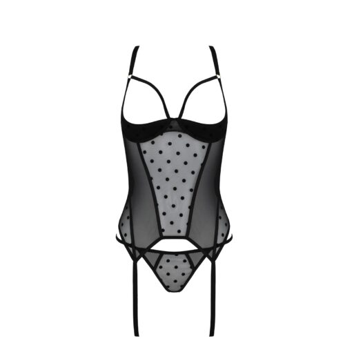 CORPETE E TANGA MARINA PRETO DEVIL COLLECTION PASSION - Image 3