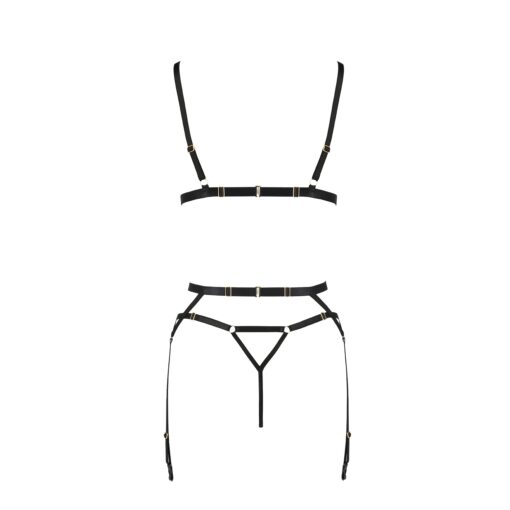CONJUNTO DE 3 PEÇAS MEGGY PRETO DEVIL COLLECTION PASSION - Image 4