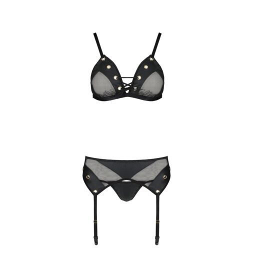 CONJUNTO DE 3 PEÇAS NESSY PRETO PASSION - Image 4