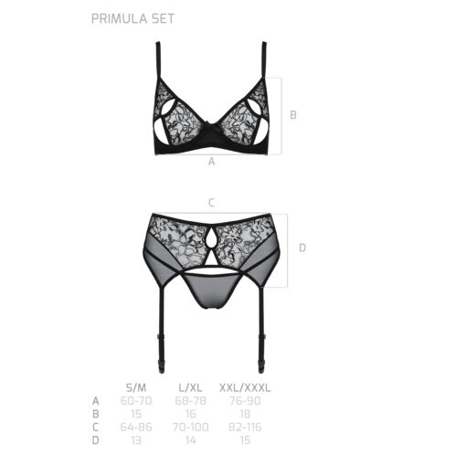 CONJUNTO DE 3 PEÇAS PRIMULA PRETO ECO COLLECTION PASSION - Image 6