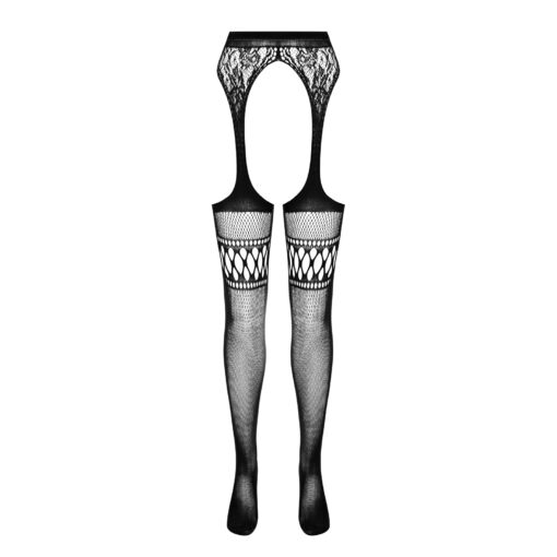 COLLANTS COM EFEITO DE LIGAS S026 PRETAS EROTIC LINE PASSION - Image 5
