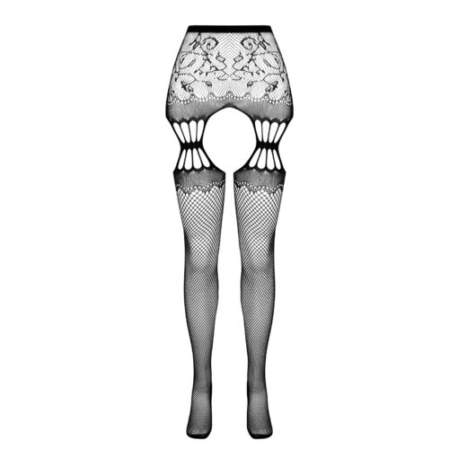 COLLANTS COM EFEITO DE LIGAS S027 BRANCAS EROTIC LINE PASSION - Image 5