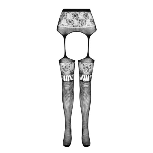 COLLANTS COM EFEITO DE LIGAS S030 PRETAS EROTIC LINE PASSION - Image 5