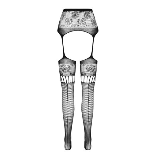 COLLANTS COM EFEITO DE LIGAS S030 PRETAS EROTIC LINE PASSION - Image 6