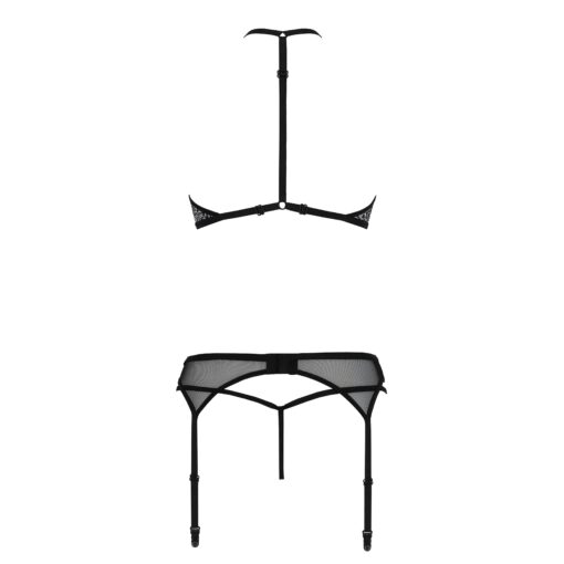 CONJUNTO DE 3 PEÇAS SATARA PRETO EROTIC LINE PASSION - Image 4