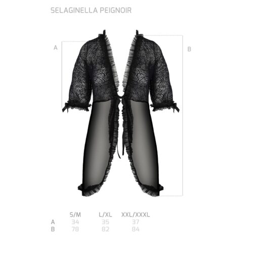 ROBE E TANGA SELAGINELLA PRETO ECO COLLECTION PASSION - Image 5