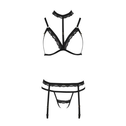 CONJUNTO DE 4 PEÇAS  SHELLY PRETO DEVIL COLLECTION PASSION - Image 3