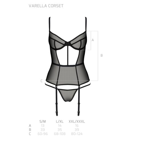 CORPETE E TANGA VARELLA PRETO ECO PASSION - Image 6
