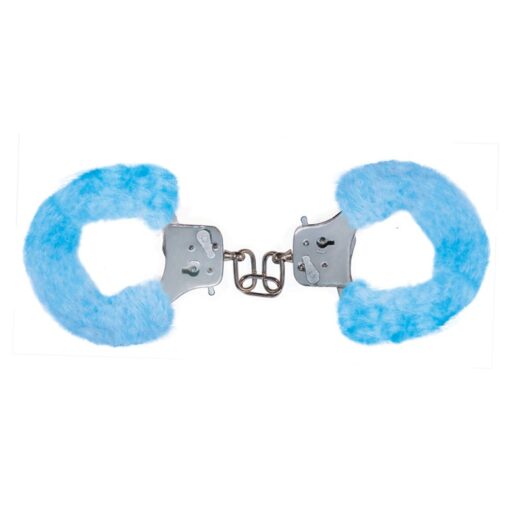 ALGEMAS COM PELÚCIA FURRY FUN AZUL CLARO TOYJOY - Image 4