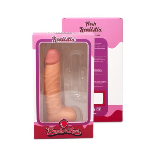 DILDO REALISTICO REALISTIX MOD.3 22CM CANDY LUST - Image 3