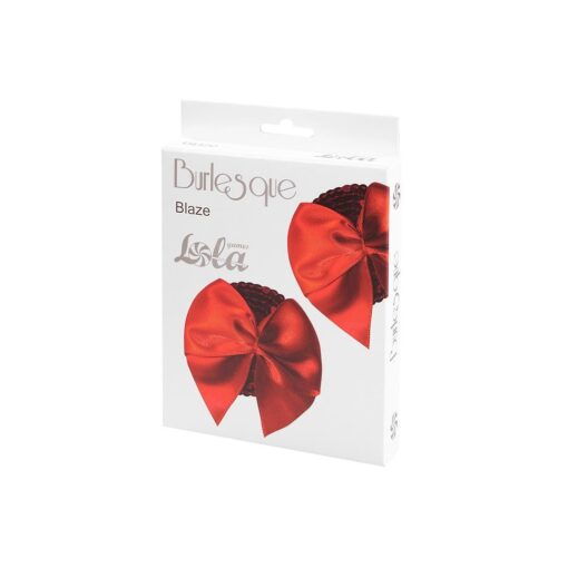 TAPA MAMILOS COM LAÇOS BURLESQUE BLAZE VERMELHO LOLA GAMES - Image 4