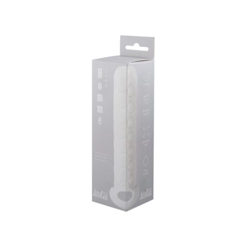 MANGA COM EXTENSÃO PARA O PÉNIS HOMME LONG BRANCO LOLA GAMES 11-15CM - Image 2