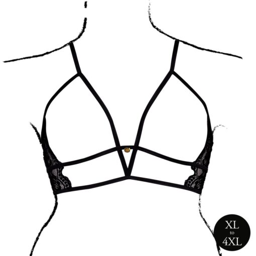 SUTIÃ TRIANGLE COM RENDA PRETO TAMANHO QUEEN LE DÉSIR - Image 4