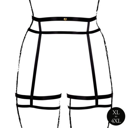 CINTO DE LIGAS DOUBLE STRAP PRETO TAMANHO QUEEN LE DÉSIR - Image 4