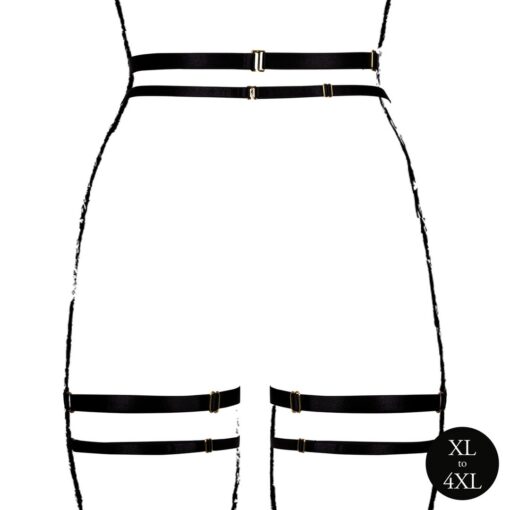 CINTO DE LIGAS DOUBLE STRAP PRETO TAMANHO QUEEN LE DÉSIR - Image 5