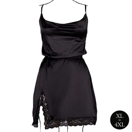 VESTIDO OPEN BACK PRETO TAMANHO QUEEN LE DÉSIR - Image 4