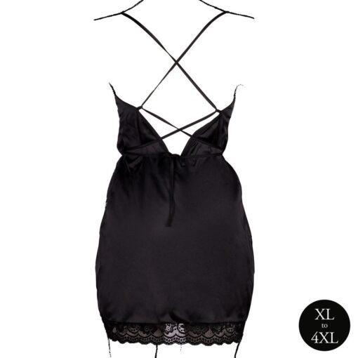 VESTIDO OPEN BACK PRETO TAMANHO QUEEN LE DÉSIR - Image 5
