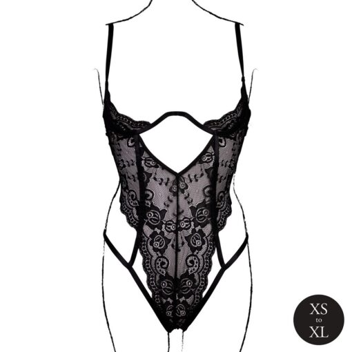 BODY LACE UNDERWIRED PRETO LE DÉSIR - Image 4