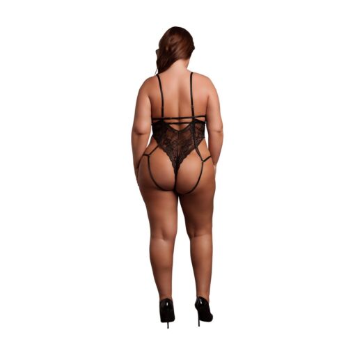 BODY LACE UNDERWIRED PRETO TAMANHO QUEEN LE DÉSIR - Image 3