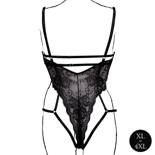BODY LACE UNDERWIRED PRETO TAMANHO QUEEN LE DÉSIR - Image 5