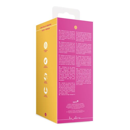 VIBRADOR NON-PHALLIC VIBRATING DILDO MÉDIO POWERFUL PINK LOVELINE - Image 2