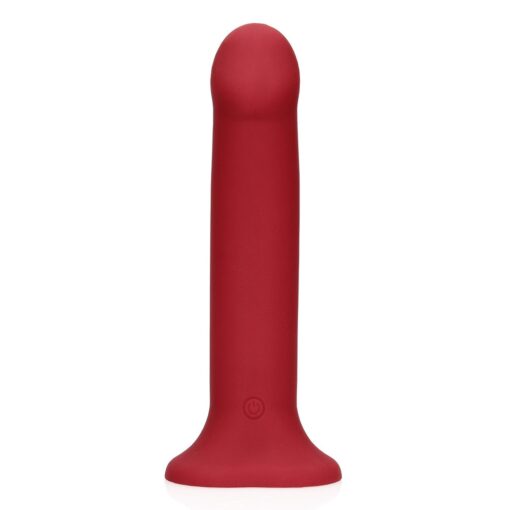VIBRADOR NON-PHALLIC VIBRATING DILDO GRANDE RASPBERRY RED LOVELINE - Image 3