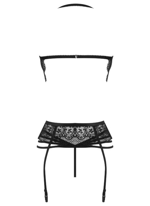 CORPETE E TANGA LACE TEMPTATION PRETO BEAUTY NIGHT FASHION - Image 7