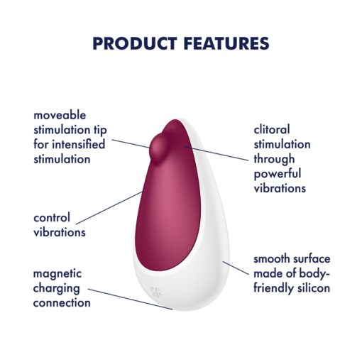 ESTIMULADOR SPOT ON 3 BORDÔ SATISFYER - Image 5