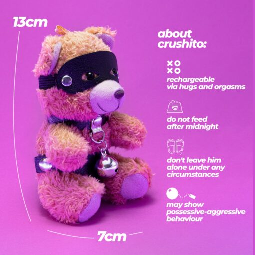 PORTA CHAVES URSO CRUSHITO COM GUIZO CRUSHIOUS - Image 5