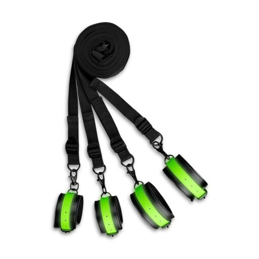 CONJUNTO DE RESTRIÇÕES PARA CAMA FLUORESCENTES GLOW IN THE DARK OUCH! - Image 4